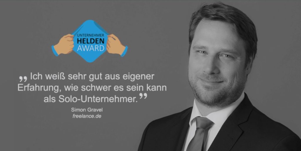 Unternehmerhelden Award - Simon Gravel